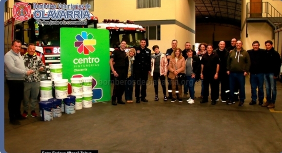 Trabajos de reacondicionamiento en Bomberos Voluntarios de Olavarría