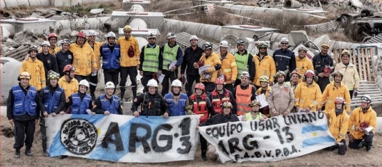 Actualización del trabajo de Bomberos Olavarría en Gesell