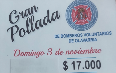 Gran pollada organizada por Bomberos Olavarría